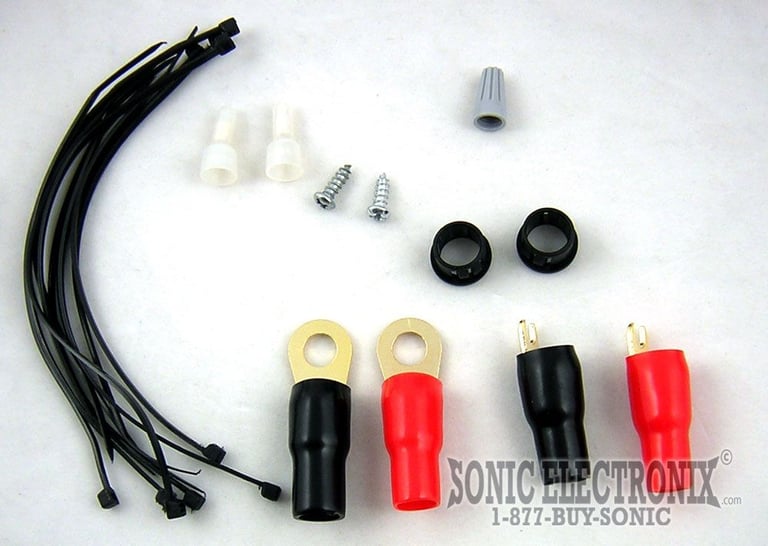Absolute KITCAP2000 1.2 Farad Digital Capacitor + 4 Gauge Amp Kit Image 3