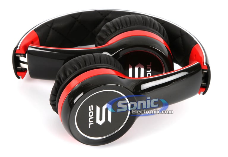SOUL Electronics Headphones (SL100RB) - Red & Black Image 4