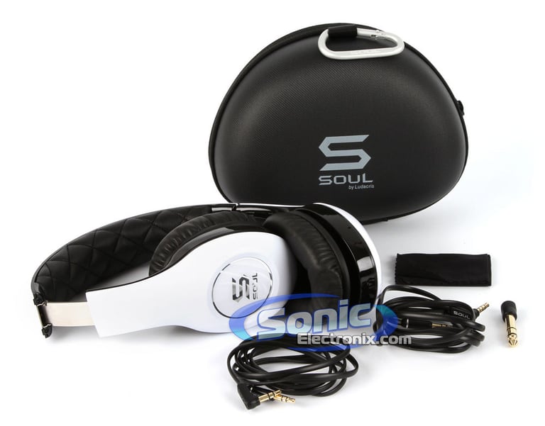 SOUL Electronics SL150BW Headphones (White & Black) Image 12