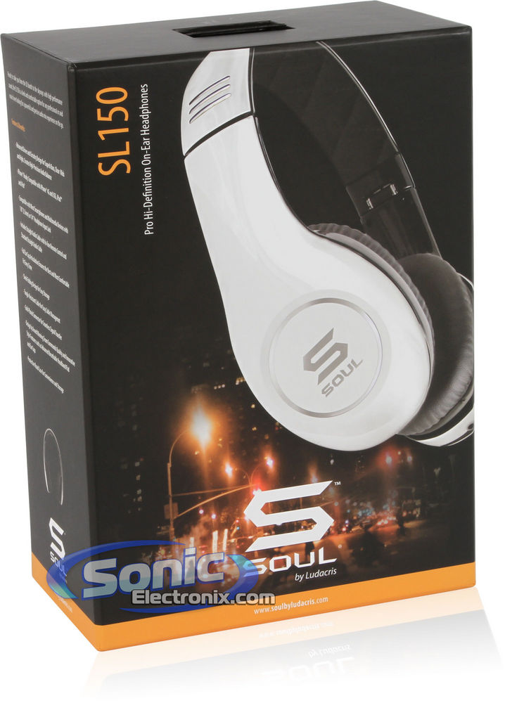 SOUL Electronics SL150BW Headphones (White & Black) Image 13