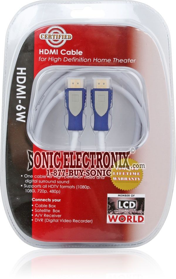 Certified HDMI6W (WHITE) Image 3