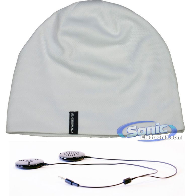 AERIAL7 Sport Sound Disk Beanie (White) Image 1