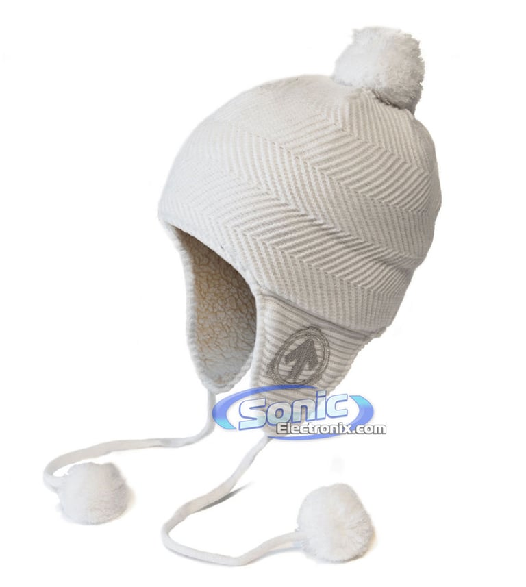 AERIAL7 TOASTIE Sound Disk White Beanie Image 2