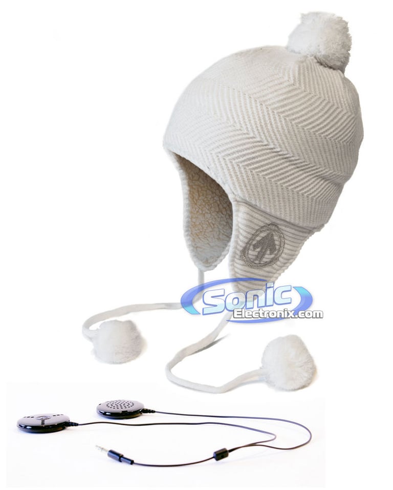 AERIAL7 TOASTIE Sound Disk White Beanie Image 1