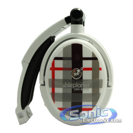 Able Planet XNC230W True Fidelity Extreme Noise Canceling Headphones (White Plaid) Image 4