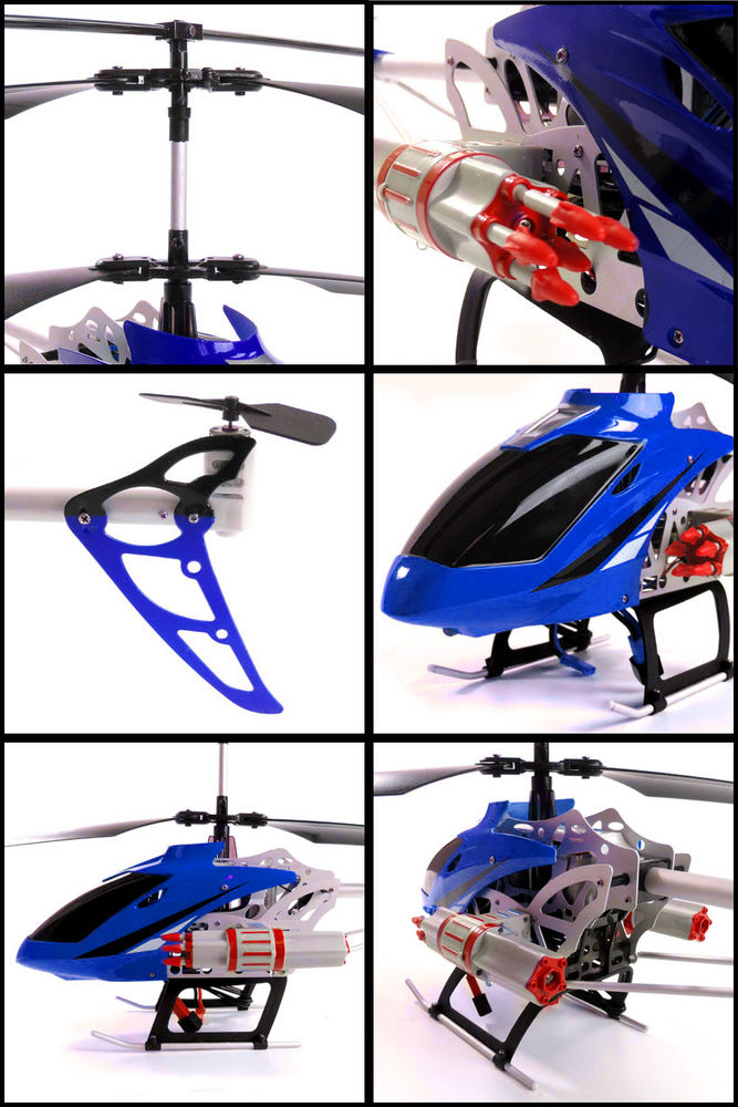 Arrow Missile Hawk 3.5 Ch Electric RC Helicopter w/ Gyro & Shooting Missiles Image 2