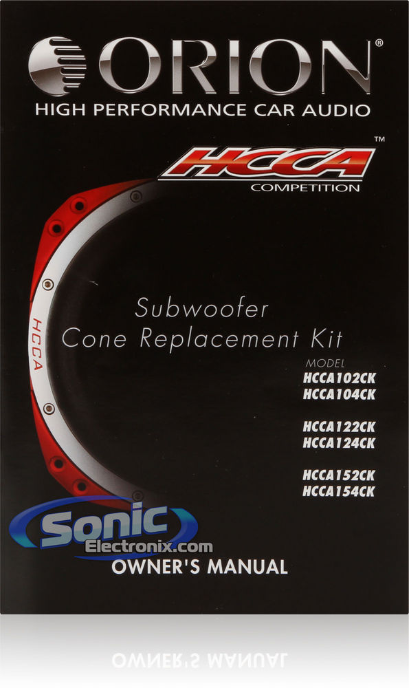 Orion HCCA102CK Recone Kit Image 7
