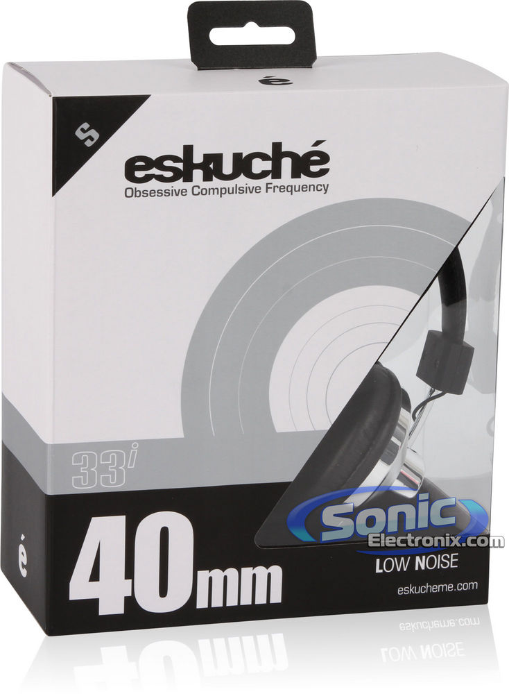 Eskuche 33iS Silver DJ-Style On-Ear Headphone (05151133S) Image 7