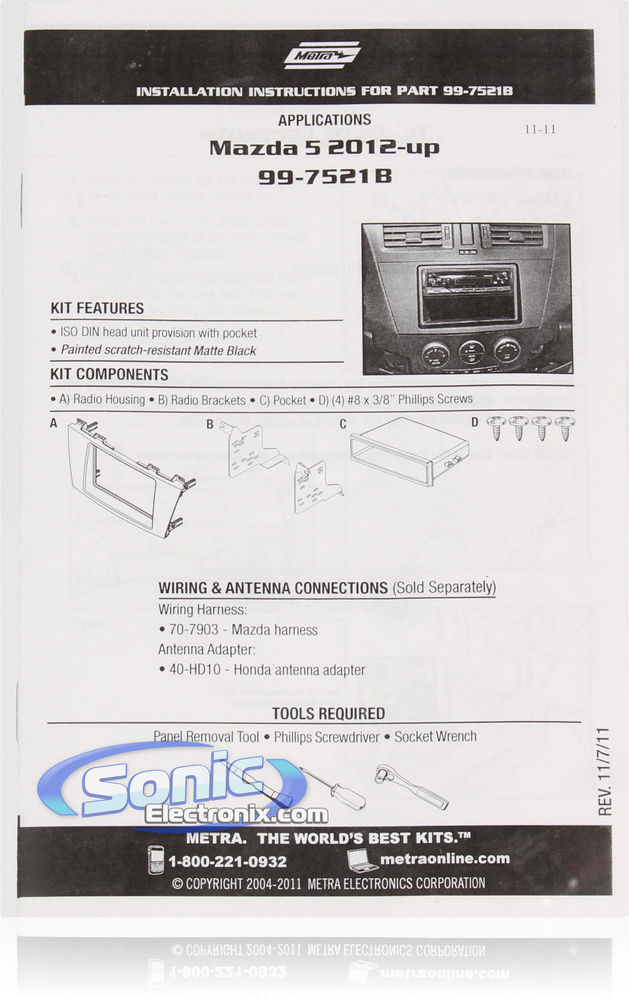 Metra 99-7521B Dash Kit Image 2
