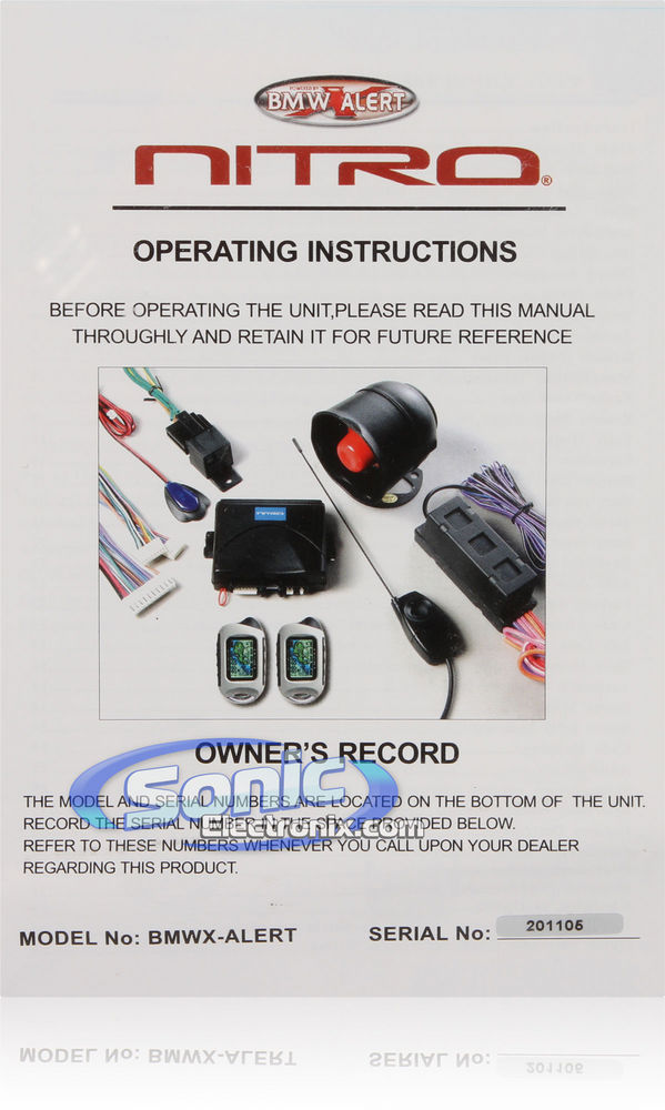 Nitro BMW-ALERT Open Box Complete Image 9