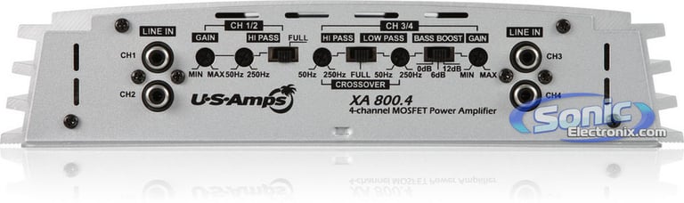 U.S. Amps XA-800.4 (Open Box) Image 9