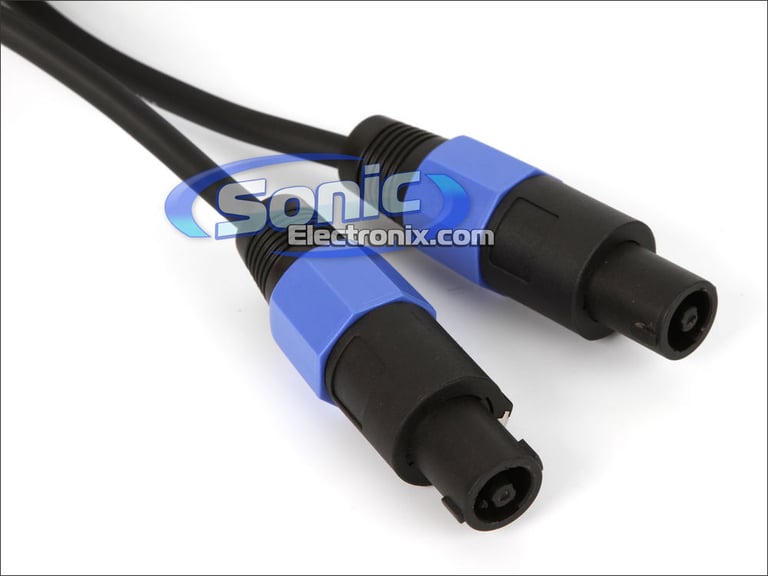 Mr DJ CSMSM-50 speakON to speakON 50 ft pro speaker cable connector Image 2