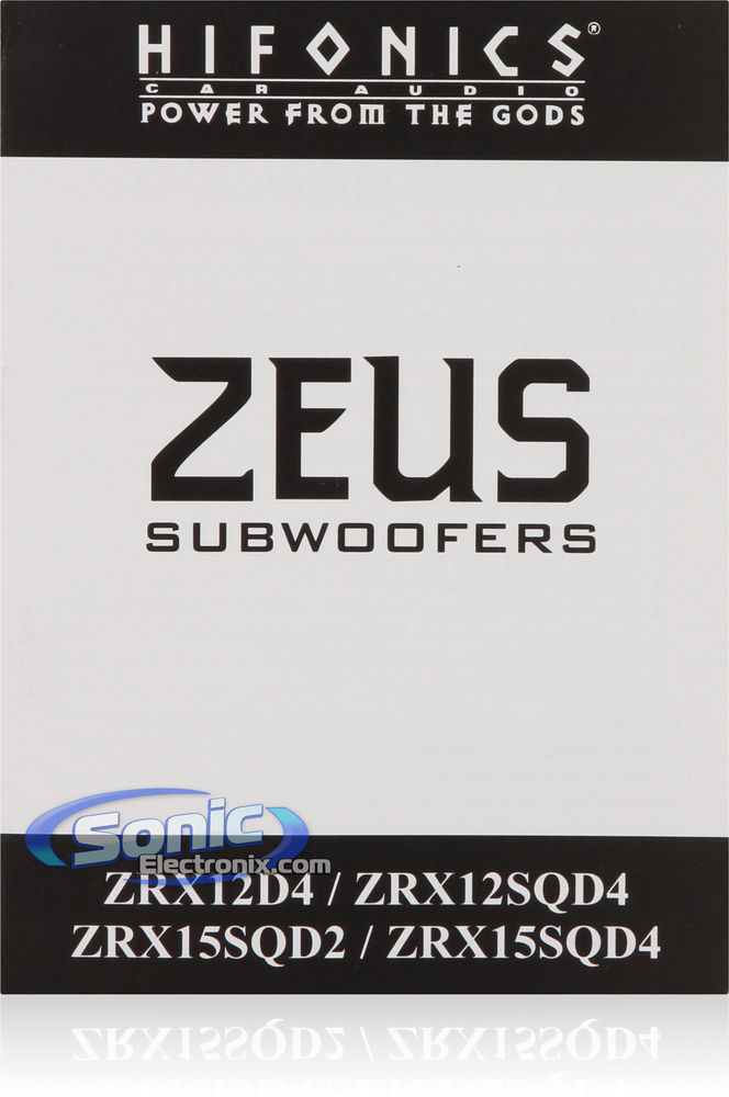 Hifonics ZRX12SQD4 Image 6