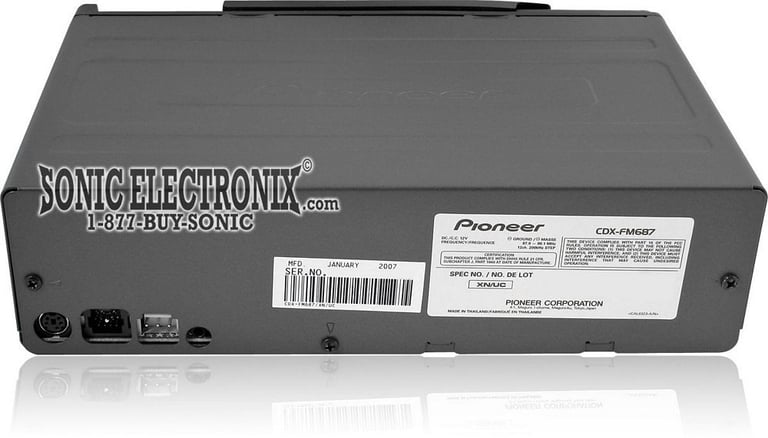 Pioneer CDX-FM687 Image 4