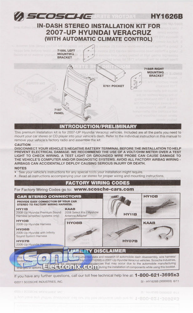 Scosche HY1626B Dash Kit Image 2