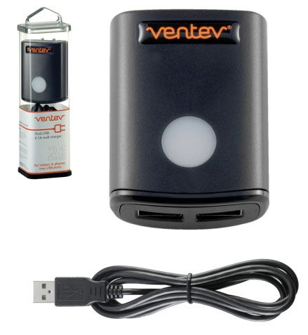 Ventev Dual Micro USB Wall Charger (iPhone, iPad, iPod) Image 1
