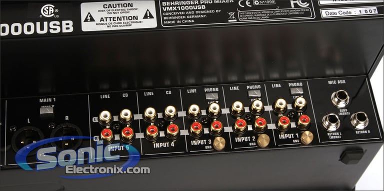 Behringer VMX1000USB Image 6