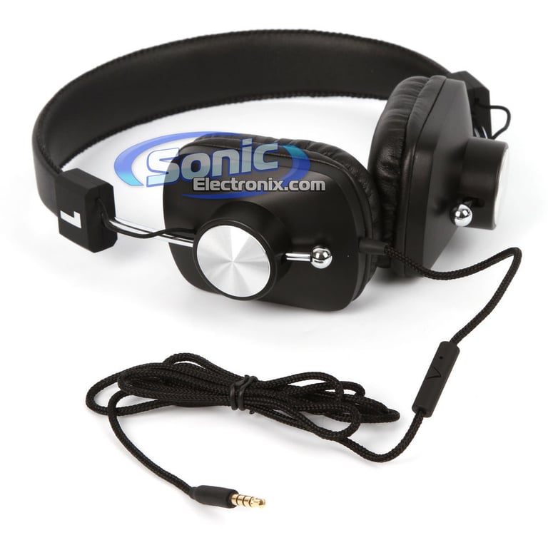 Eskuche Control-i MAT Matte Black On-Ear Headphones (081511CNB) Image 2