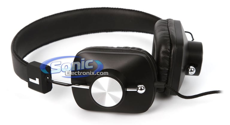 Eskuche Control-i MAT Matte Black On-Ear Headphones (081511CNB) Image 3