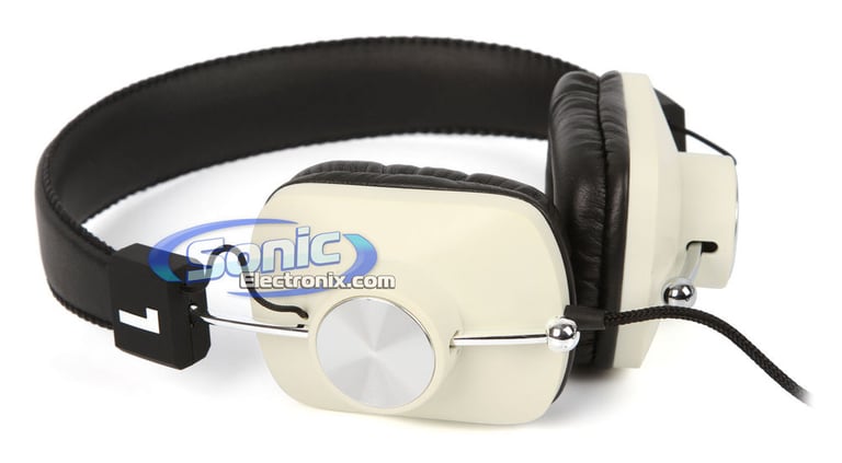 Eskuche Control  i WHT White On Ear Headphones (081511CNW) Image 3