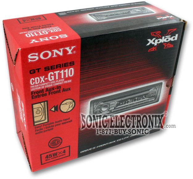 Sony CDX-GT110 Image 4