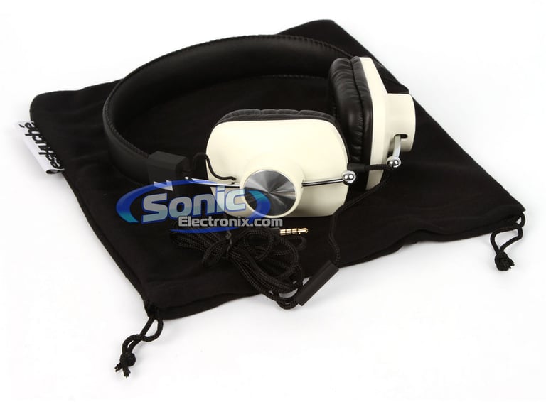Eskuche Control  i WHT White On Ear Headphones (081511CNW) Image 7