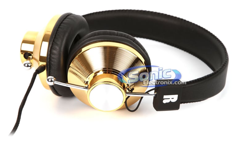 Eskuche 33iG Gold DJ-Style On-Ear Headphones (05151133G) Image 4