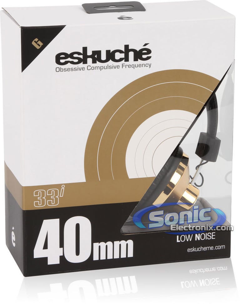 Eskuche 33iG Gold DJ-Style On-Ear Headphones (05151133G) Image 8