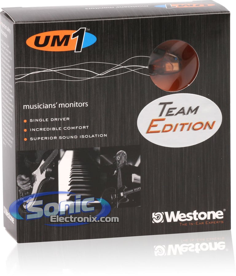 Westone UM1 Orange Earphones Team Edition In-Ear Headphones Image 8