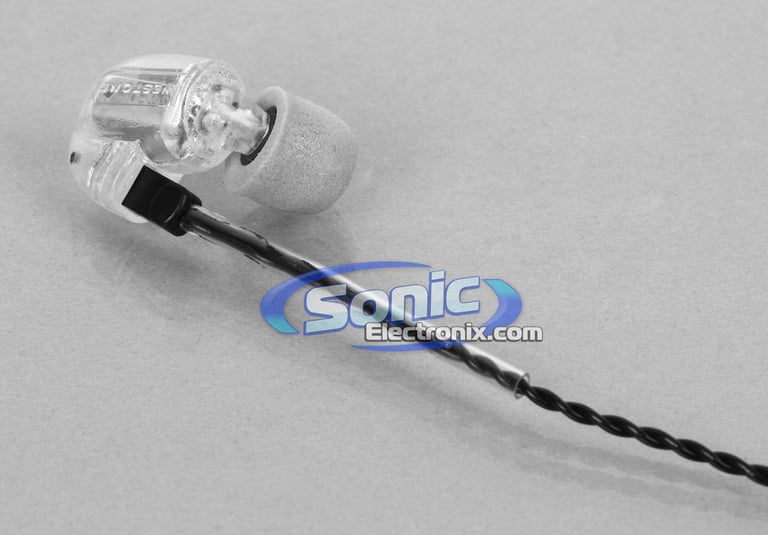 Westone UM2-RC (UM2RC) Clear Dual Driver In-Ear Headphones/Earbuds with Removable Cable Image 2