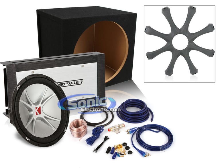 1000W Kicker + Crossfire Complete Bass Package Image 1