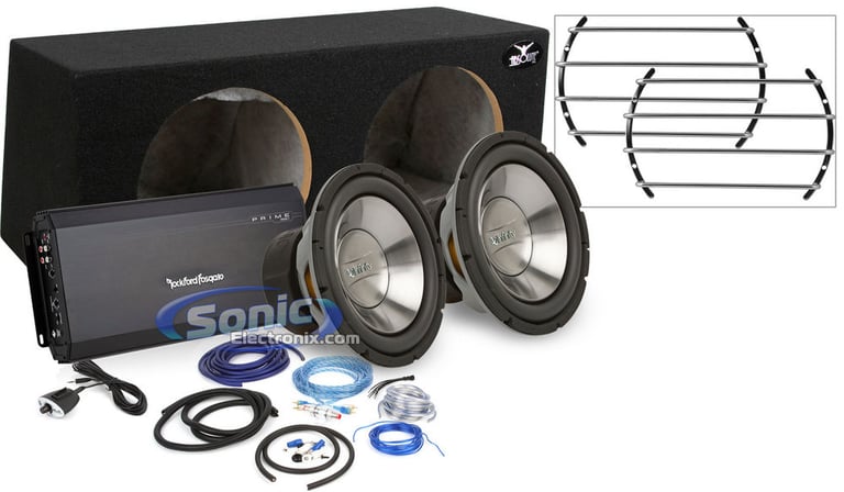 500W Complete Rockford Fosgate +  Infinity Reference Bass Package Image 1
