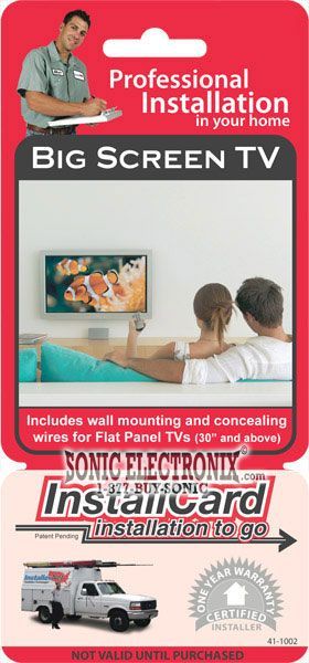 InstallCard 41-1002 (Big Screen Wall Mount) Image 1