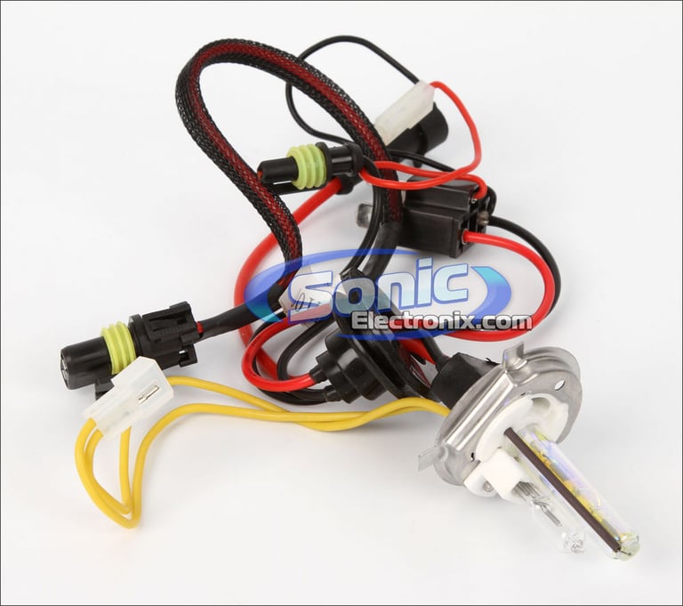 Elite Series H4-3K-SB HID Xenon Headlights Image 2