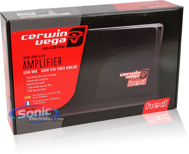 1000W Max Cerwin-Vega Amplifier + Tsunami Amplifier Kit Image 10