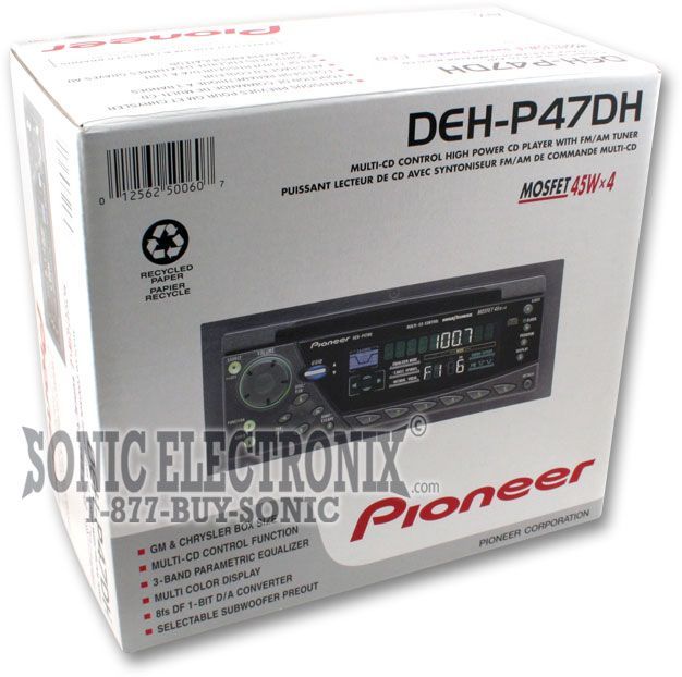 Pioneer DEH-P47DH Image 4