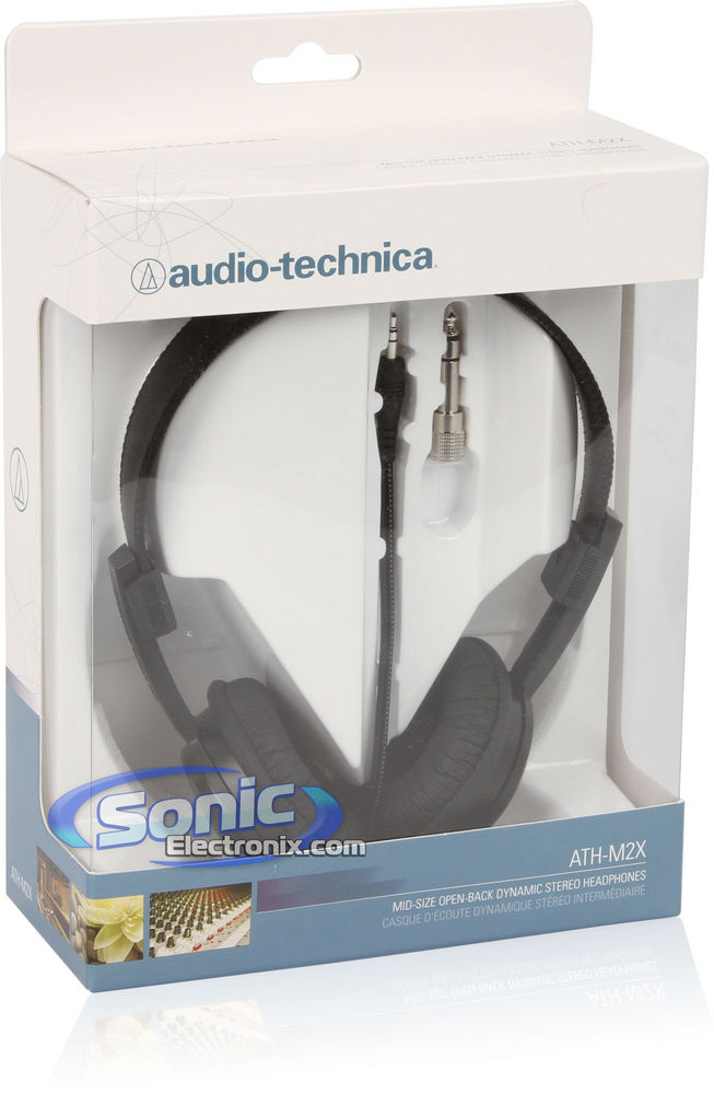 Audio Technica ATH-M2X (ATHM2X) Open-Back On-Ear Headphones Image 8