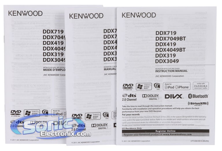 Kenwood DDX419 Image 8