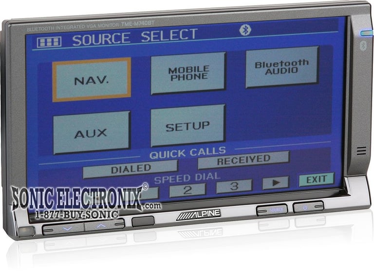 Alpine TME-M740BT Image 2