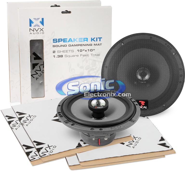 Focal 165CVX + NVX SDVK4 Sound Dampening Image 1