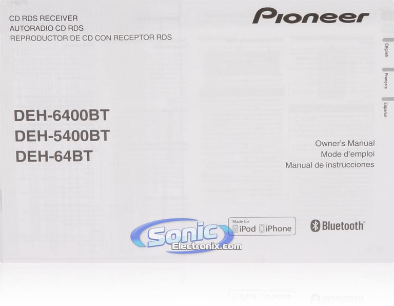 Pioneer DEH-6400BT Image 8