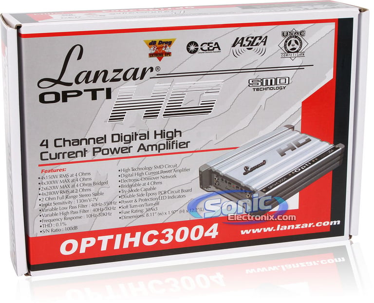 Lanzar OPTIHC3004 Opti HC Series Image 4