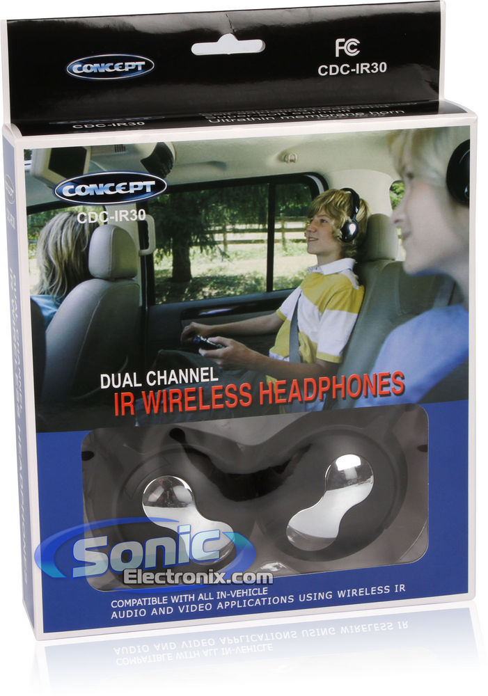 Concept CDC-IR30 Dual Channel IR Wireless Headphones Image 5