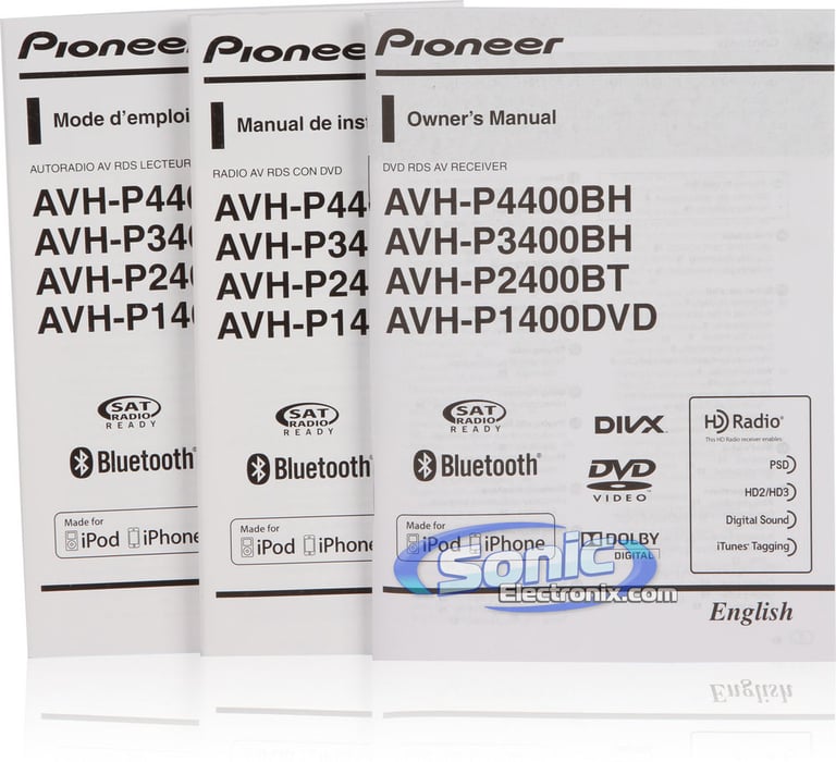 Pioneer AVH-P1400DVD Image 7