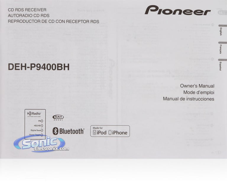 Pioneer DEH-P9400BH (Open Box) Image 9