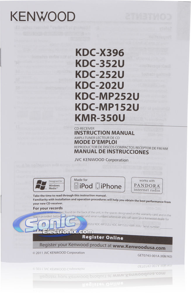 Kenwood KDC-202U Image 7