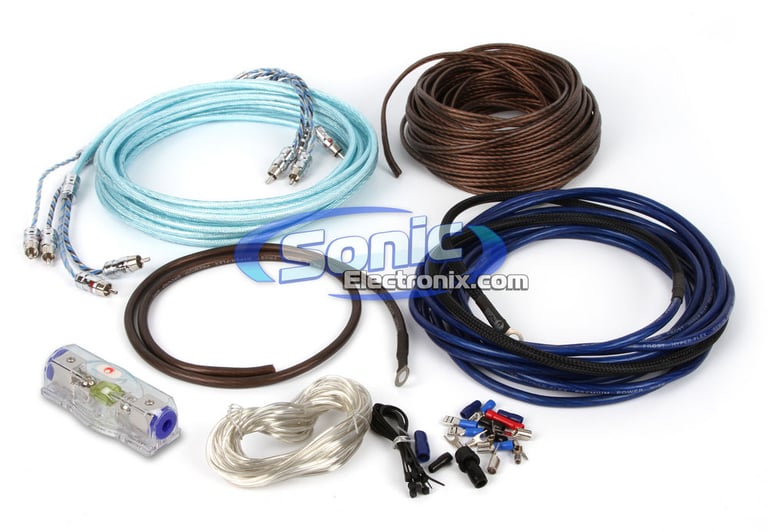 RE Audio WK-84A Premium 4CH Amplifier Wiring Kit Image 1