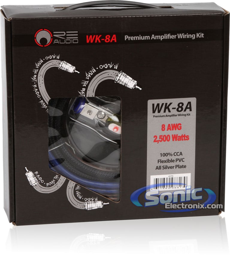 RE Audio WK-8A Premium Amplifier Wiring Kit Image 9