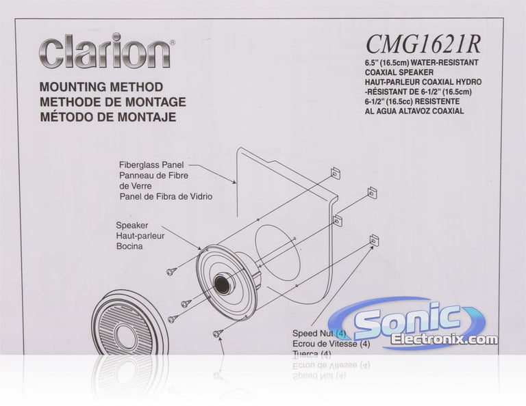Clarion CMG1621R Image 9