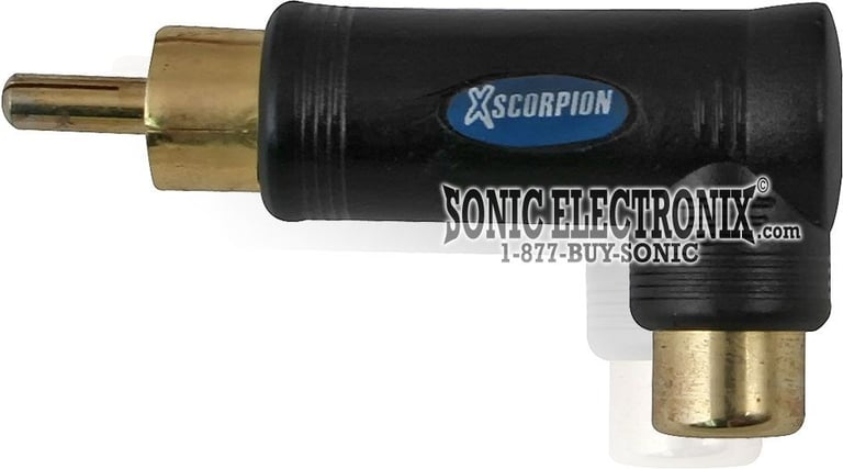 Right Angle Adapter (Long) RAL-B (Black) Image 1